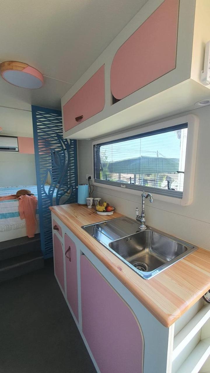 Cozy Seaview Glamping Caravan HaBonim Ngoại thất bức ảnh
