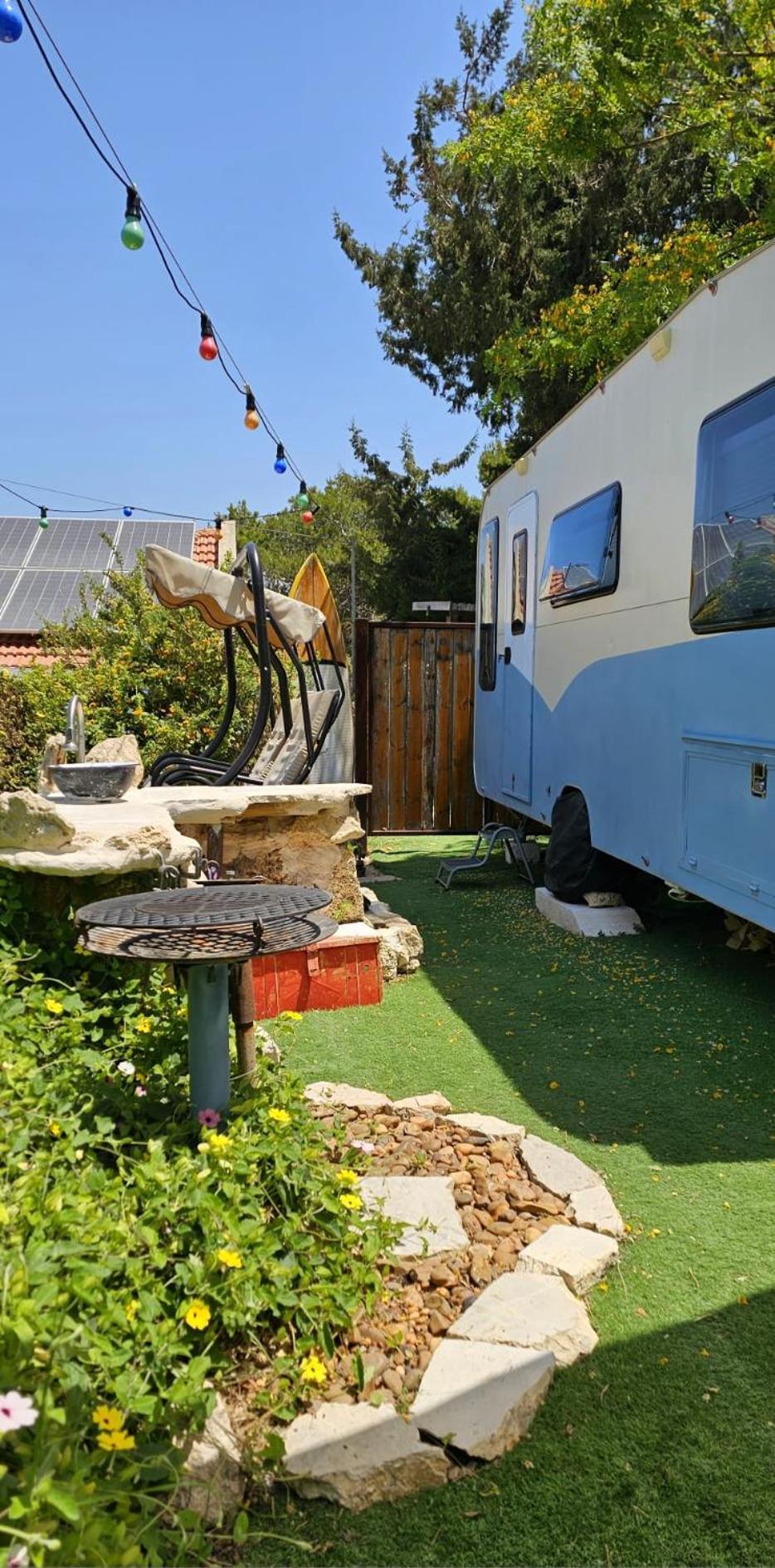 Cozy Seaview Glamping Caravan HaBonim Ngoại thất bức ảnh