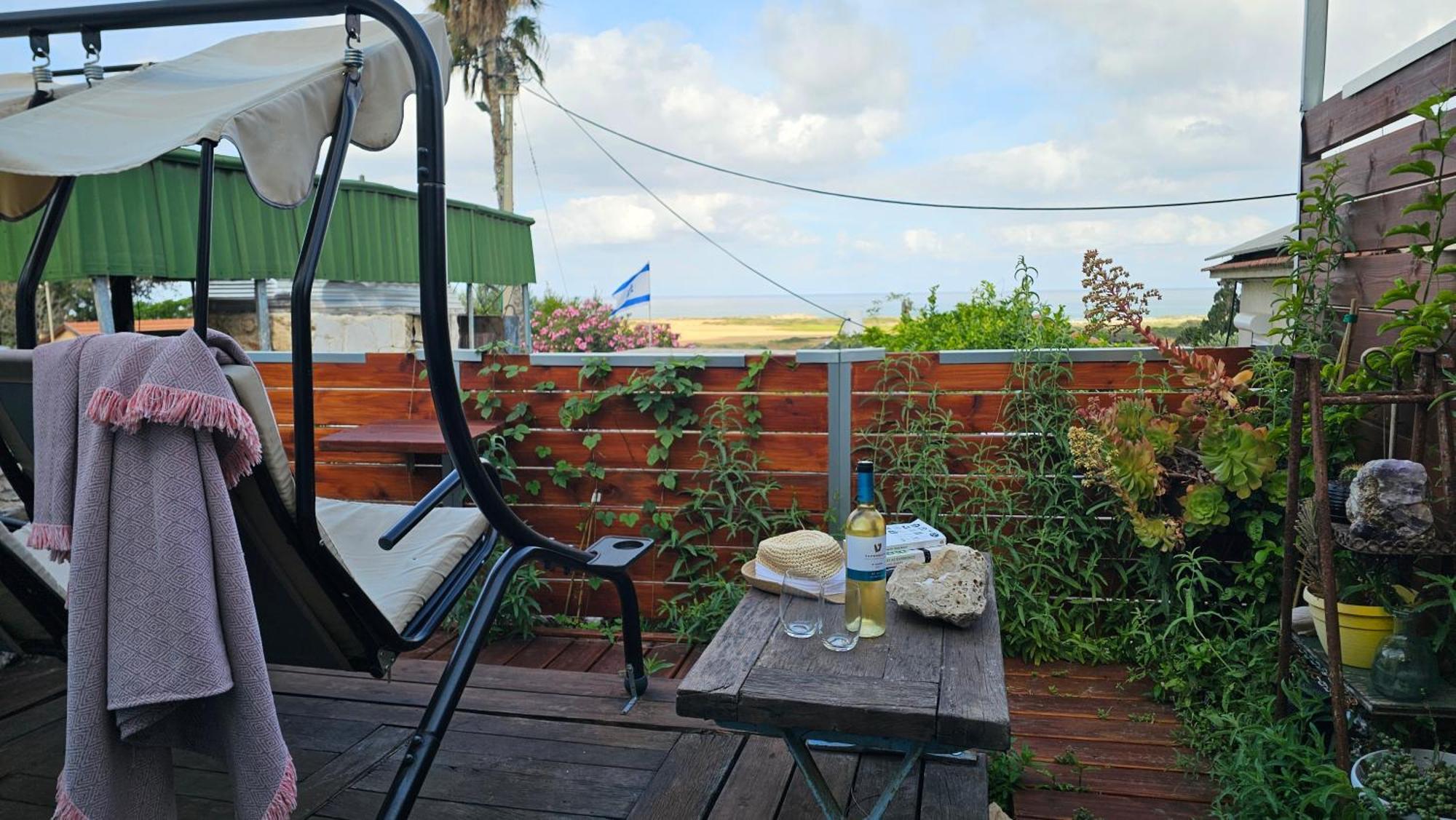 Cozy Seaview Glamping Caravan HaBonim Ngoại thất bức ảnh