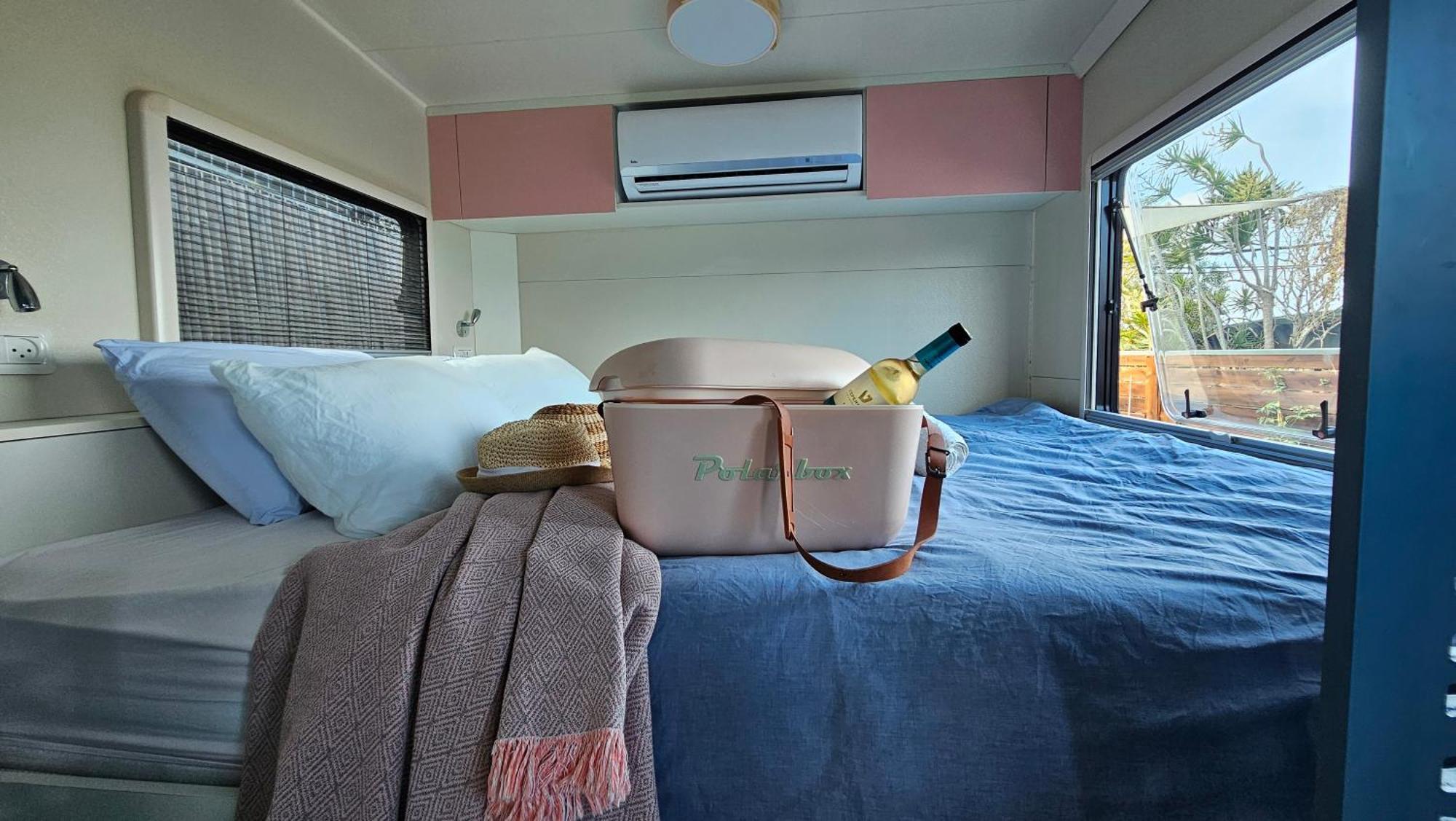Cozy Seaview Glamping Caravan HaBonim Ngoại thất bức ảnh